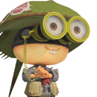 A picture of Sheldon, from the Splatoon series.